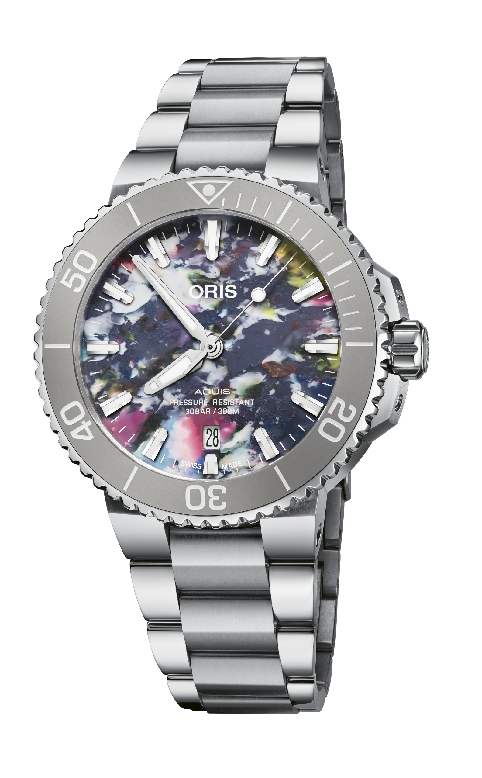 Oris Aquis Date 41.5mm Stainless Steel Watch Image